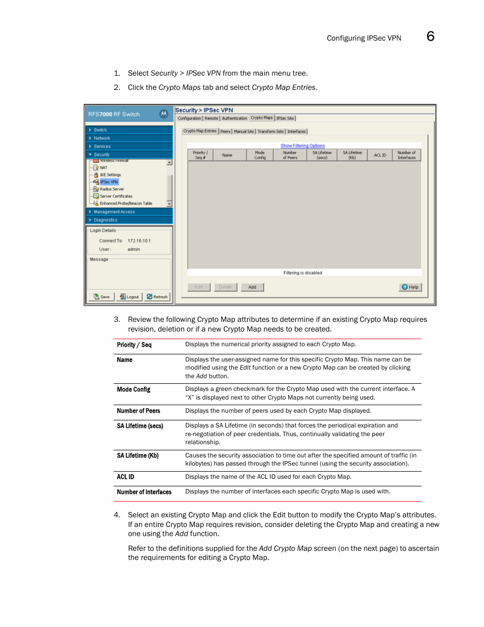 Brocade Mobility RFS7000-GR Controller System Reference Guide (Supporting software release 4.1.0.0-040GR and later) User Manual | Page 407 / 556