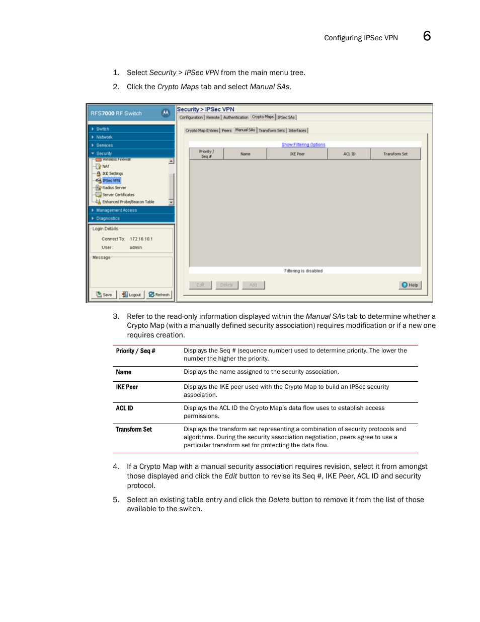 Brocade Mobility RFS7000-GR Controller System Reference Guide (Supporting software release 4.1.0.0-040GR and later) User Manual | Page 411 / 556