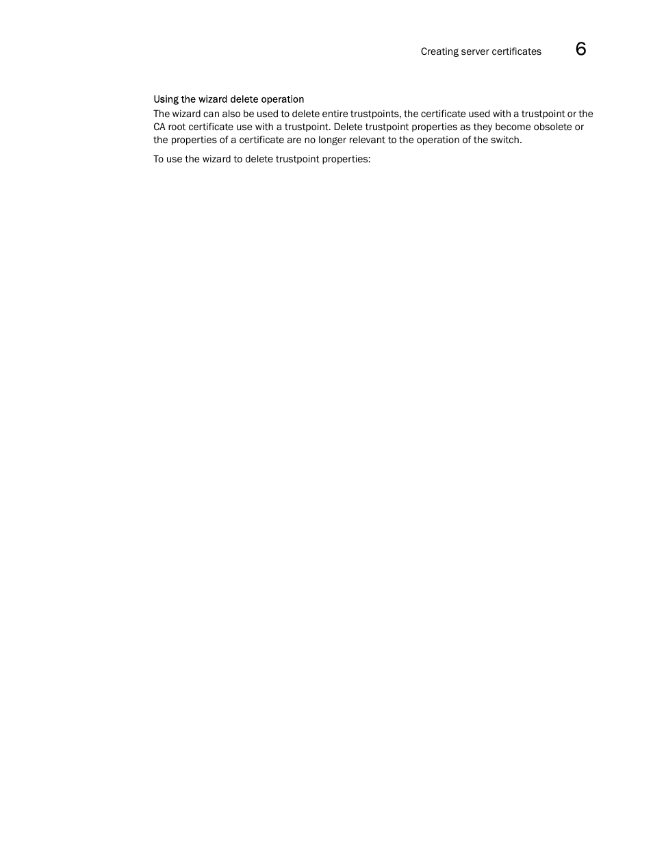 Using the wizard delete operation | Brocade Mobility RFS7000-GR Controller System Reference Guide (Supporting software release 4.1.0.0-040GR and later) User Manual | Page 441 / 556