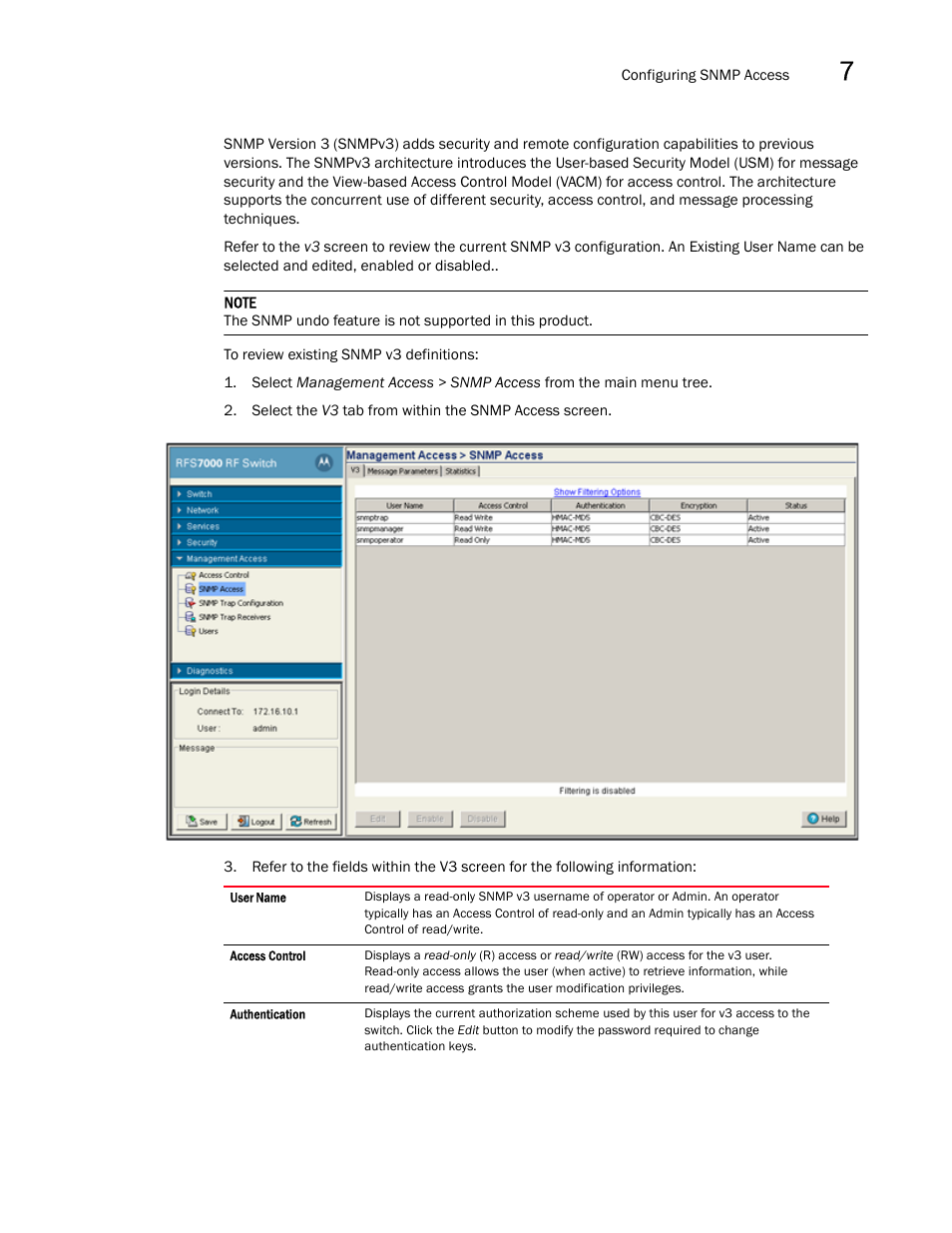 Brocade Mobility RFS7000-GR Controller System Reference Guide (Supporting software release 4.1.0.0-040GR and later) User Manual | Page 457 / 556