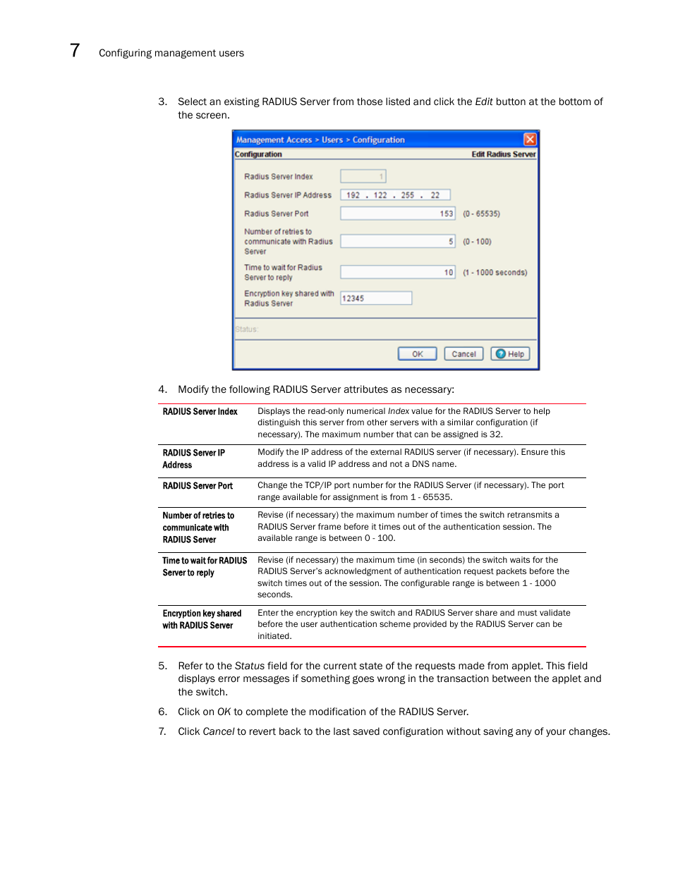 Brocade Mobility RFS7000-GR Controller System Reference Guide (Supporting software release 4.1.0.0-040GR and later) User Manual | Page 478 / 556