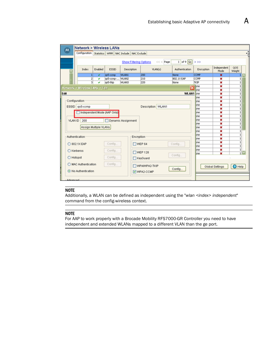 Brocade Mobility RFS7000-GR Controller System Reference Guide (Supporting software release 4.1.0.0-040GR and later) User Manual | Page 515 / 556