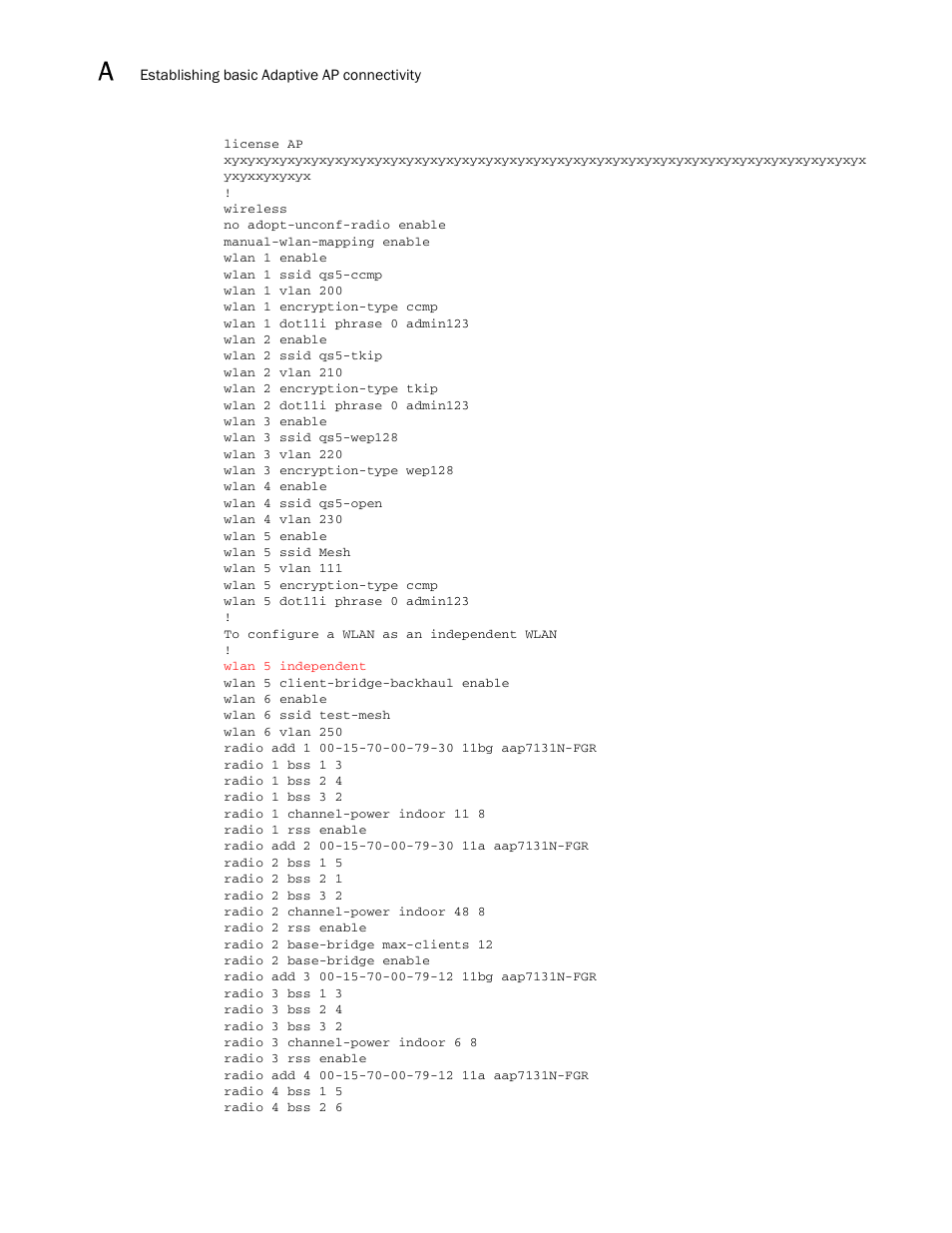 Brocade Mobility RFS7000-GR Controller System Reference Guide (Supporting software release 4.1.0.0-040GR and later) User Manual | Page 518 / 556