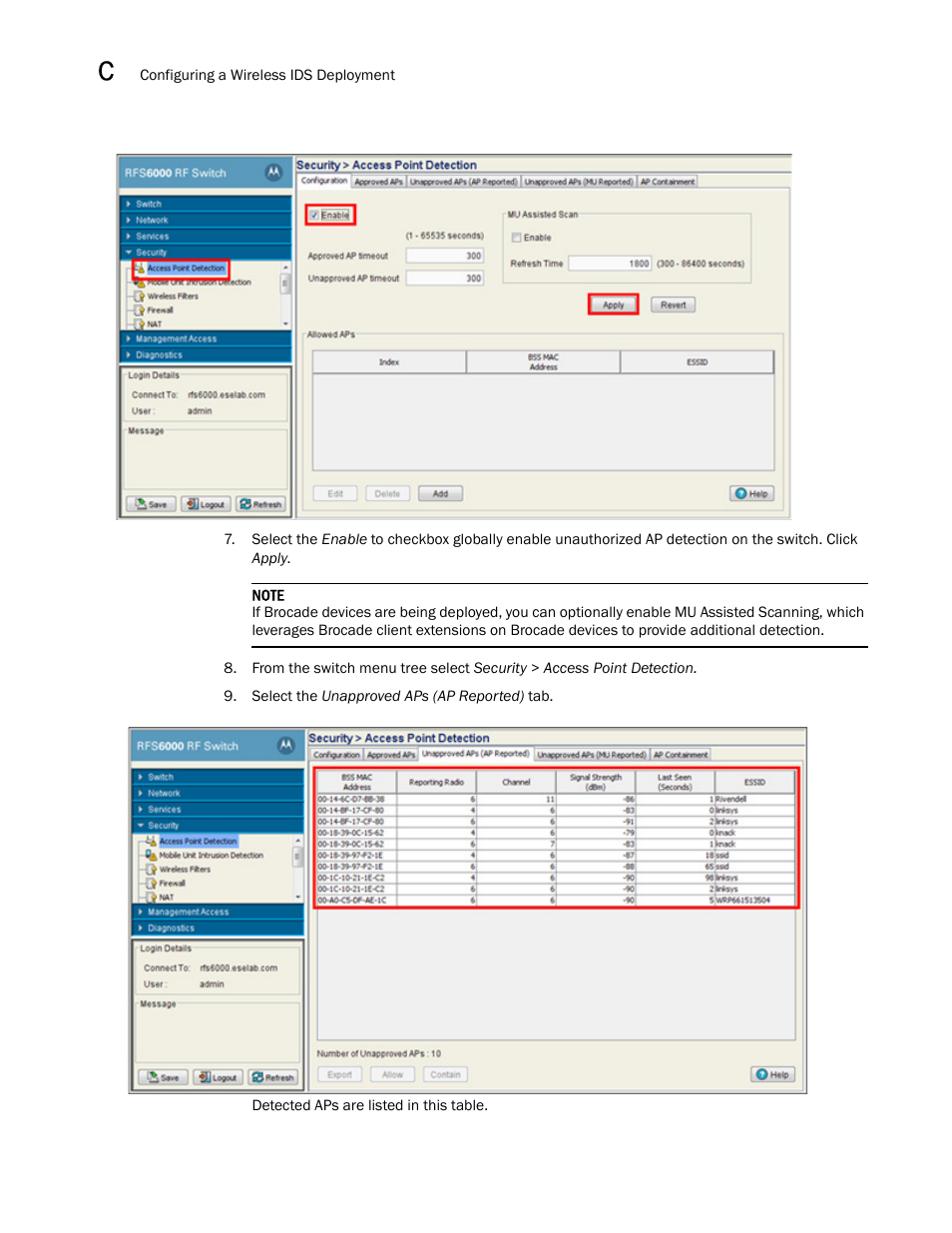 Brocade Mobility RFS7000-GR Controller System Reference Guide (Supporting software release 4.1.0.0-040GR and later) User Manual | Page 542 / 556