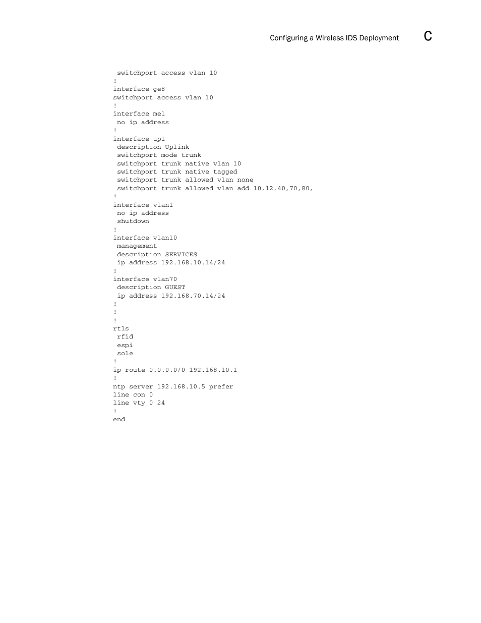 Brocade Mobility RFS7000-GR Controller System Reference Guide (Supporting software release 4.1.0.0-040GR and later) User Manual | Page 555 / 556