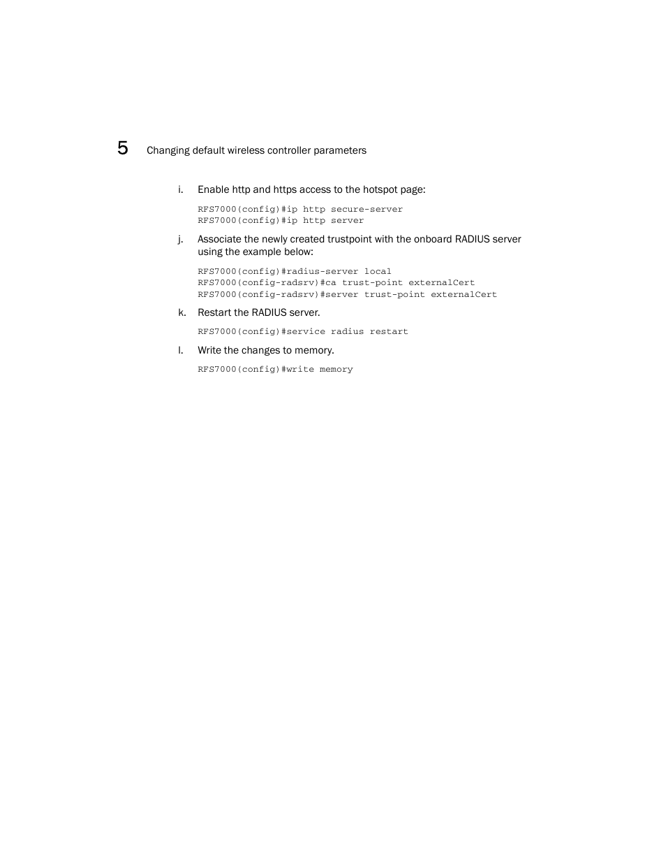 Brocade Mobility RFS7000-GR Controller Installation Guide (Supporting software release 4.1.0.0-040GR and later) User Manual | Page 38 / 43