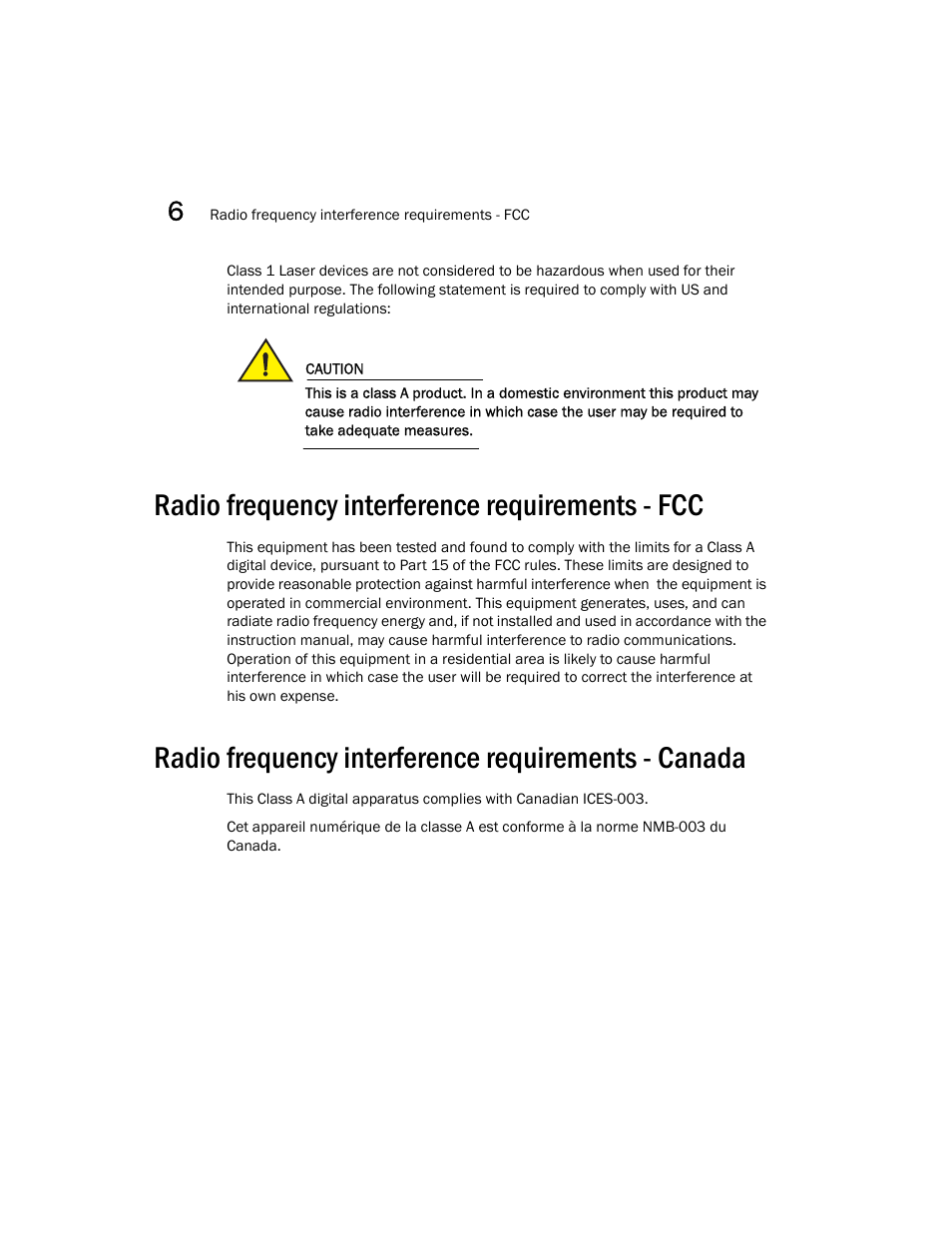 Radio frequency interference requirements - fcc, Radio frequency interference requirements - canada | Brocade Mobility RFS7000-GR Controller Installation Guide (Supporting software release 4.1.0.0-040GR and later) User Manual | Page 40 / 43