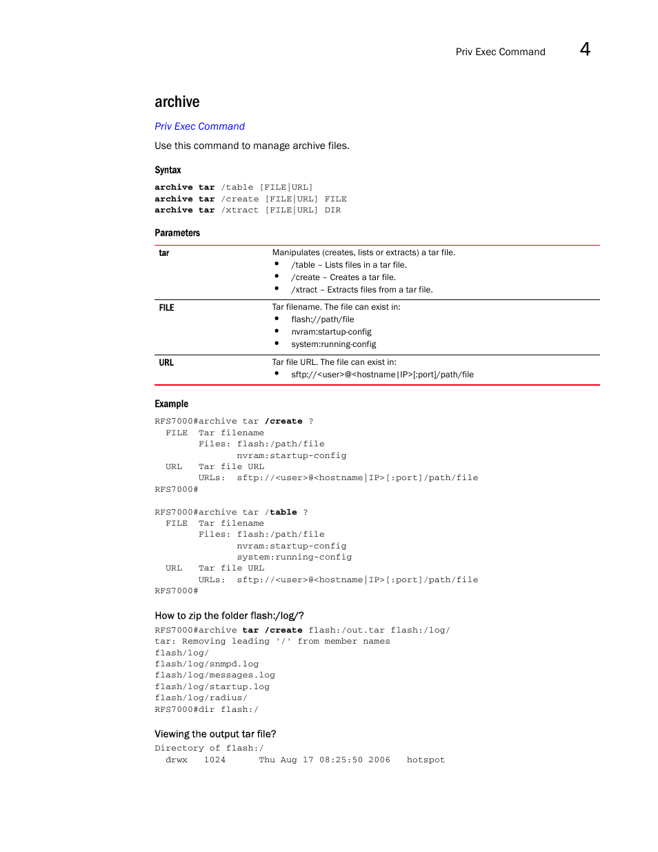 Archive | Brocade Mobility RFS7000-GR Controller CLI Reference Guide (Supporting software release 4.1.0.0-040GR and later) User Manual | Page 139 / 607