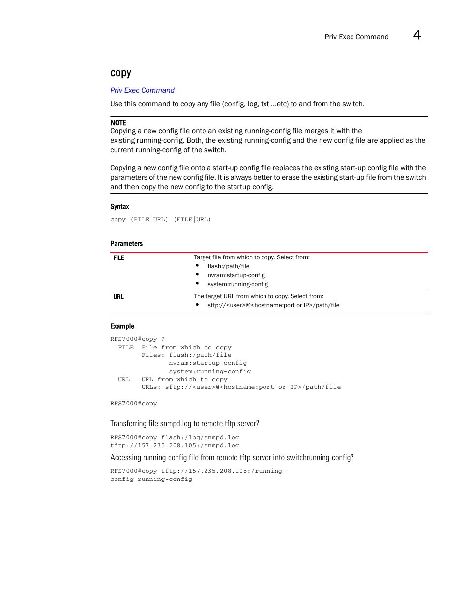 Copy | Brocade Mobility RFS7000-GR Controller CLI Reference Guide (Supporting software release 4.1.0.0-040GR and later) User Manual | Page 149 / 607