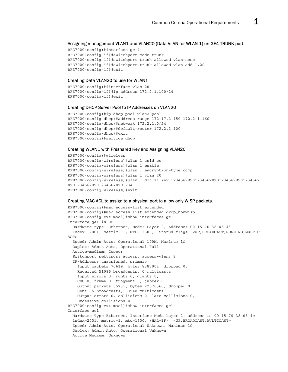 Brocade Mobility RFS7000-GR Controller CLI Reference Guide (Supporting software release 4.1.0.0-040GR and later) User Manual | Page 17 / 607