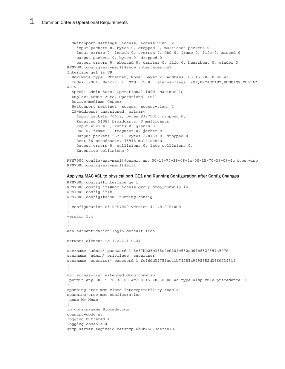 Brocade Mobility RFS7000-GR Controller CLI Reference Guide (Supporting software release 4.1.0.0-040GR and later) User Manual | Page 18 / 607