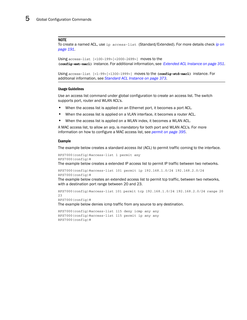 Brocade Mobility RFS7000-GR Controller CLI Reference Guide (Supporting software release 4.1.0.0-040GR and later) User Manual | Page 190 / 607