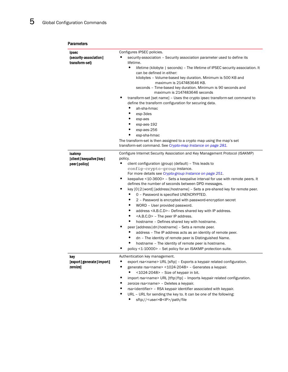 Brocade Mobility RFS7000-GR Controller CLI Reference Guide (Supporting software release 4.1.0.0-040GR and later) User Manual | Page 198 / 607