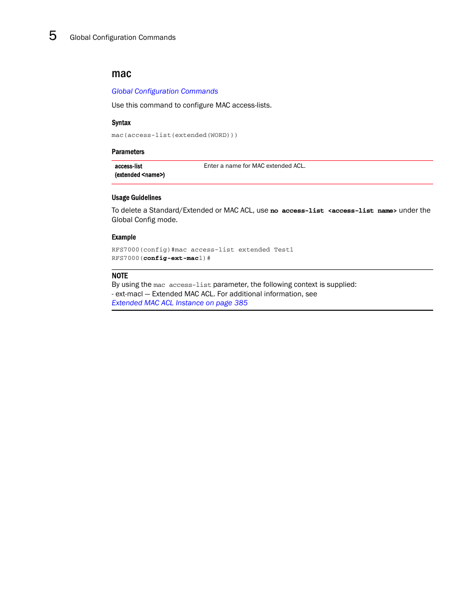 Brocade Mobility RFS7000-GR Controller CLI Reference Guide (Supporting software release 4.1.0.0-040GR and later) User Manual | Page 216 / 607