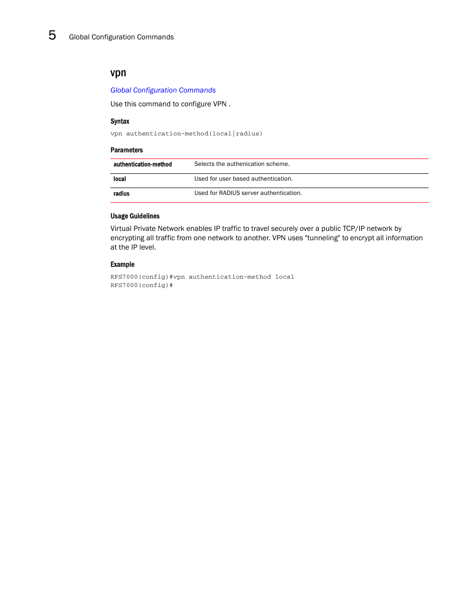 Brocade Mobility RFS7000-GR Controller CLI Reference Guide (Supporting software release 4.1.0.0-040GR and later) User Manual | Page 246 / 607