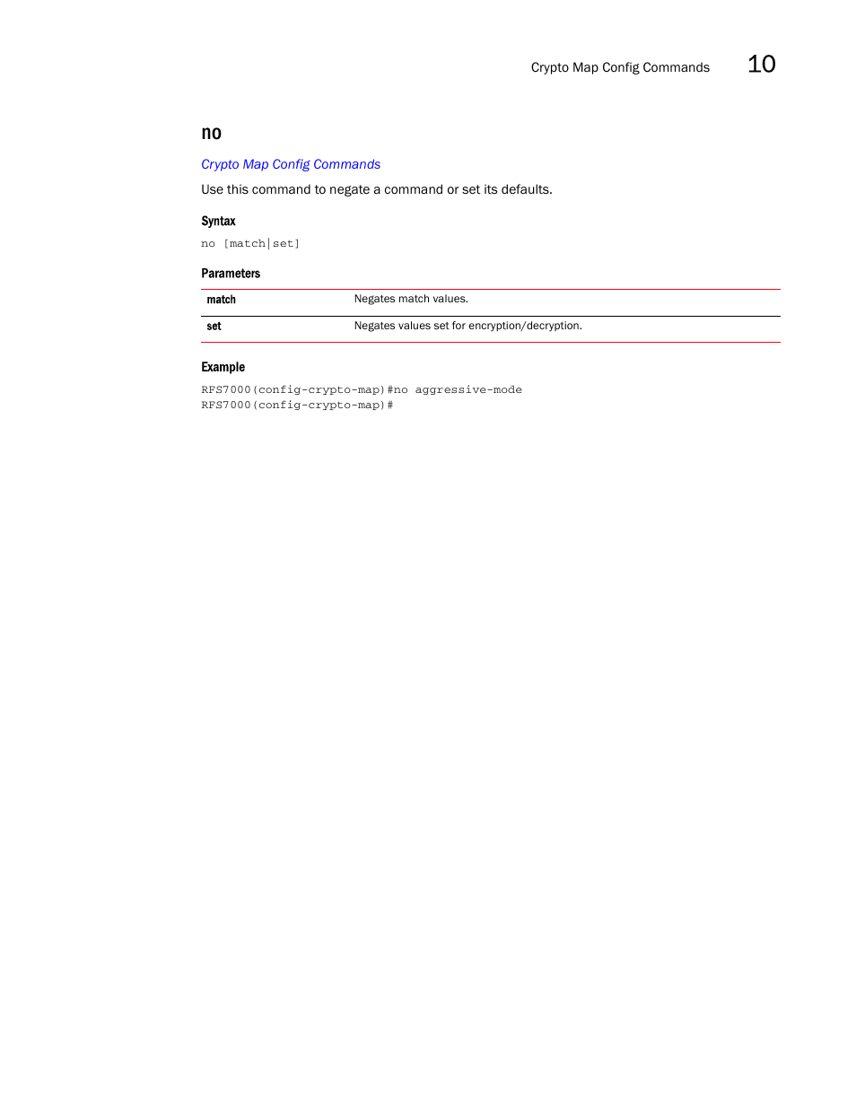 Brocade Mobility RFS7000-GR Controller CLI Reference Guide (Supporting software release 4.1.0.0-040GR and later) User Manual | Page 301 / 607
