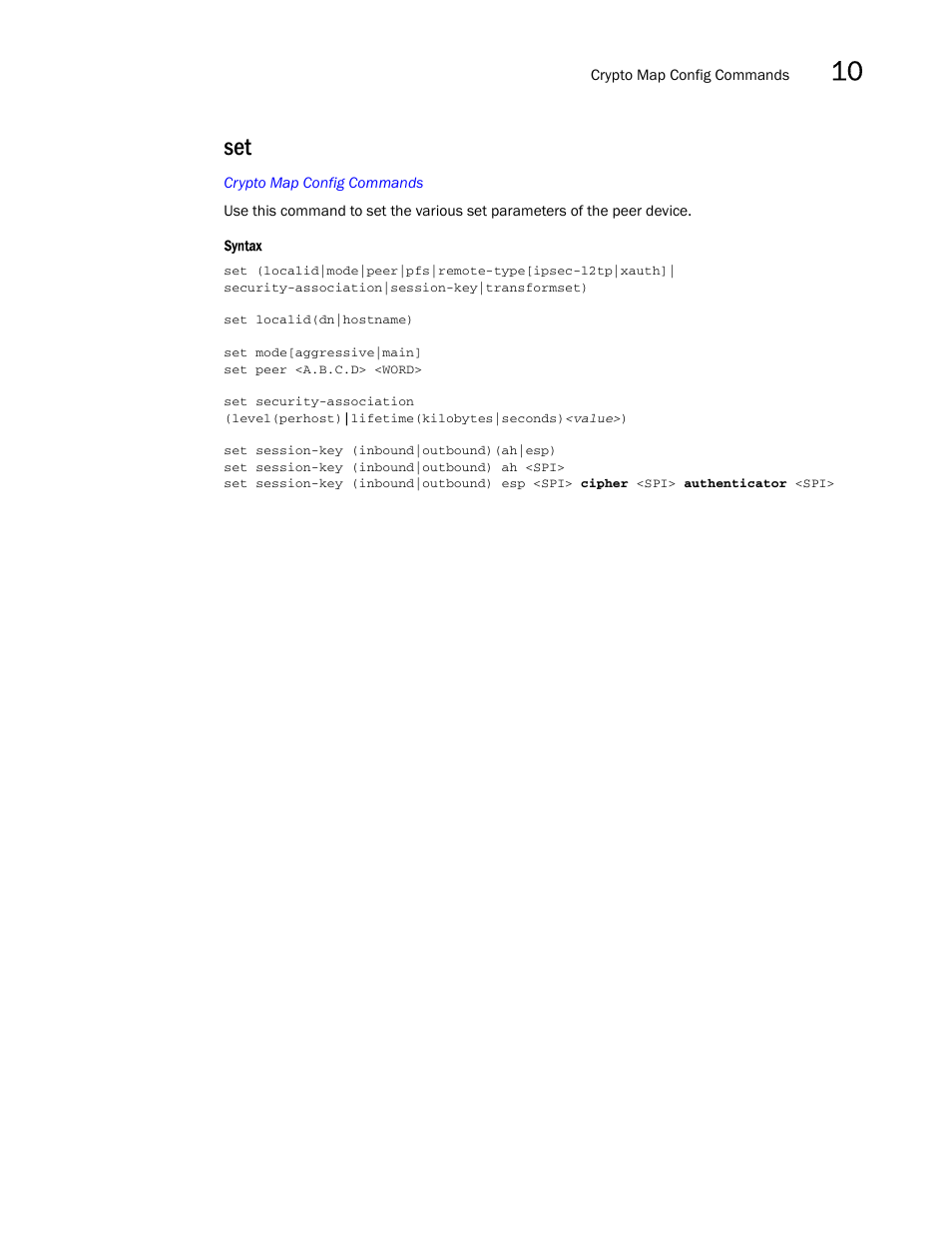 Brocade Mobility RFS7000-GR Controller CLI Reference Guide (Supporting software release 4.1.0.0-040GR and later) User Manual | Page 303 / 607