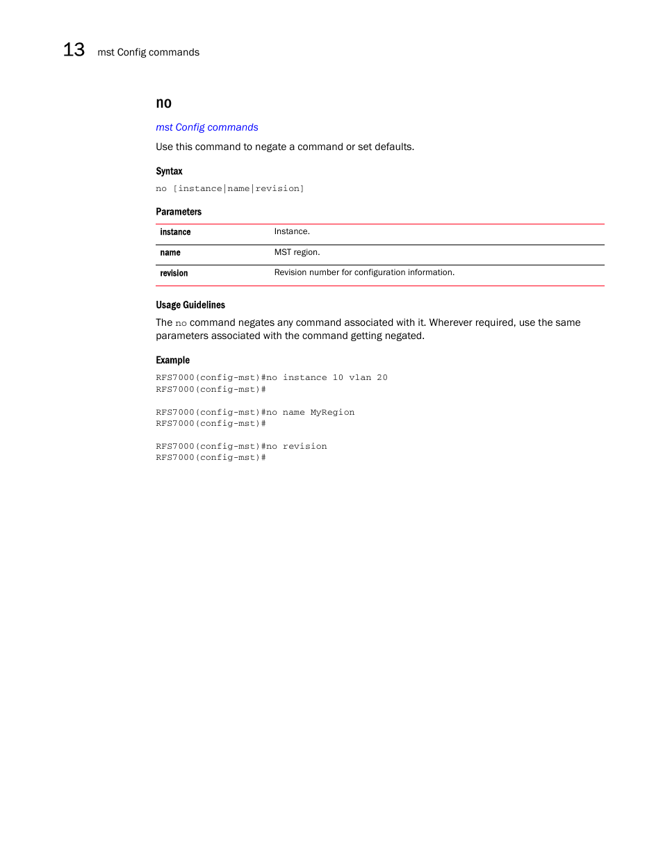 Brocade Mobility RFS7000-GR Controller CLI Reference Guide (Supporting software release 4.1.0.0-040GR and later) User Manual | Page 358 / 607