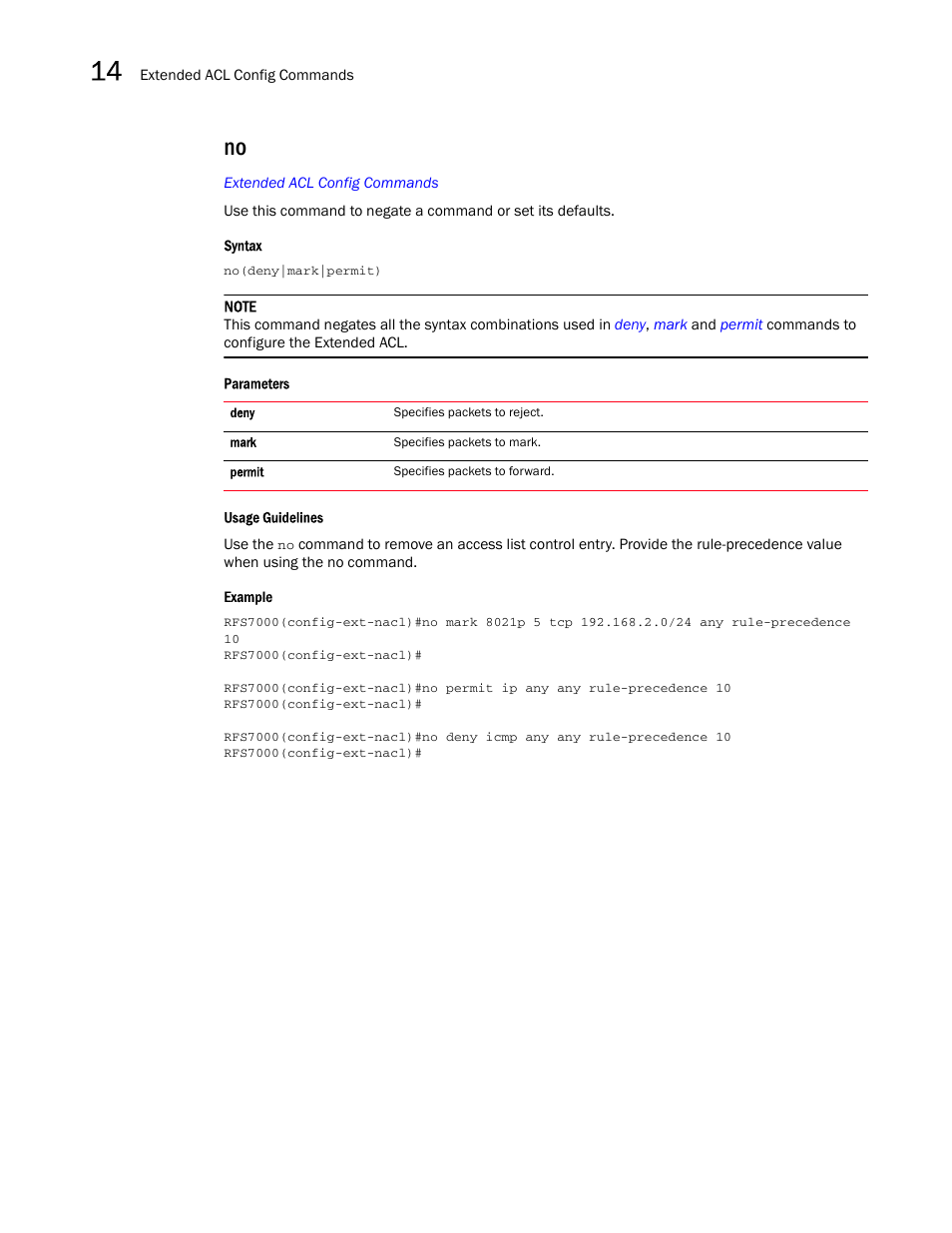 Brocade Mobility RFS7000-GR Controller CLI Reference Guide (Supporting software release 4.1.0.0-040GR and later) User Manual | Page 378 / 607