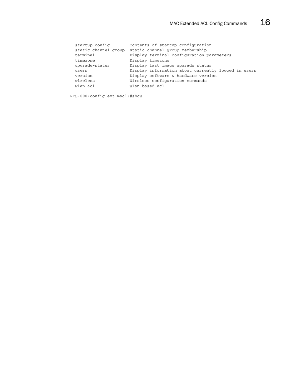 Brocade Mobility RFS7000-GR Controller CLI Reference Guide (Supporting software release 4.1.0.0-040GR and later) User Manual | Page 413 / 607
