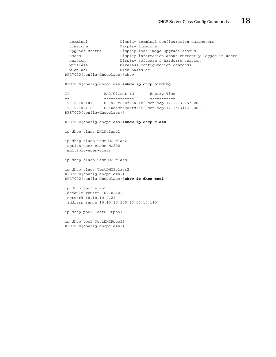 Brocade Mobility RFS7000-GR Controller CLI Reference Guide (Supporting software release 4.1.0.0-040GR and later) User Manual | Page 461 / 607