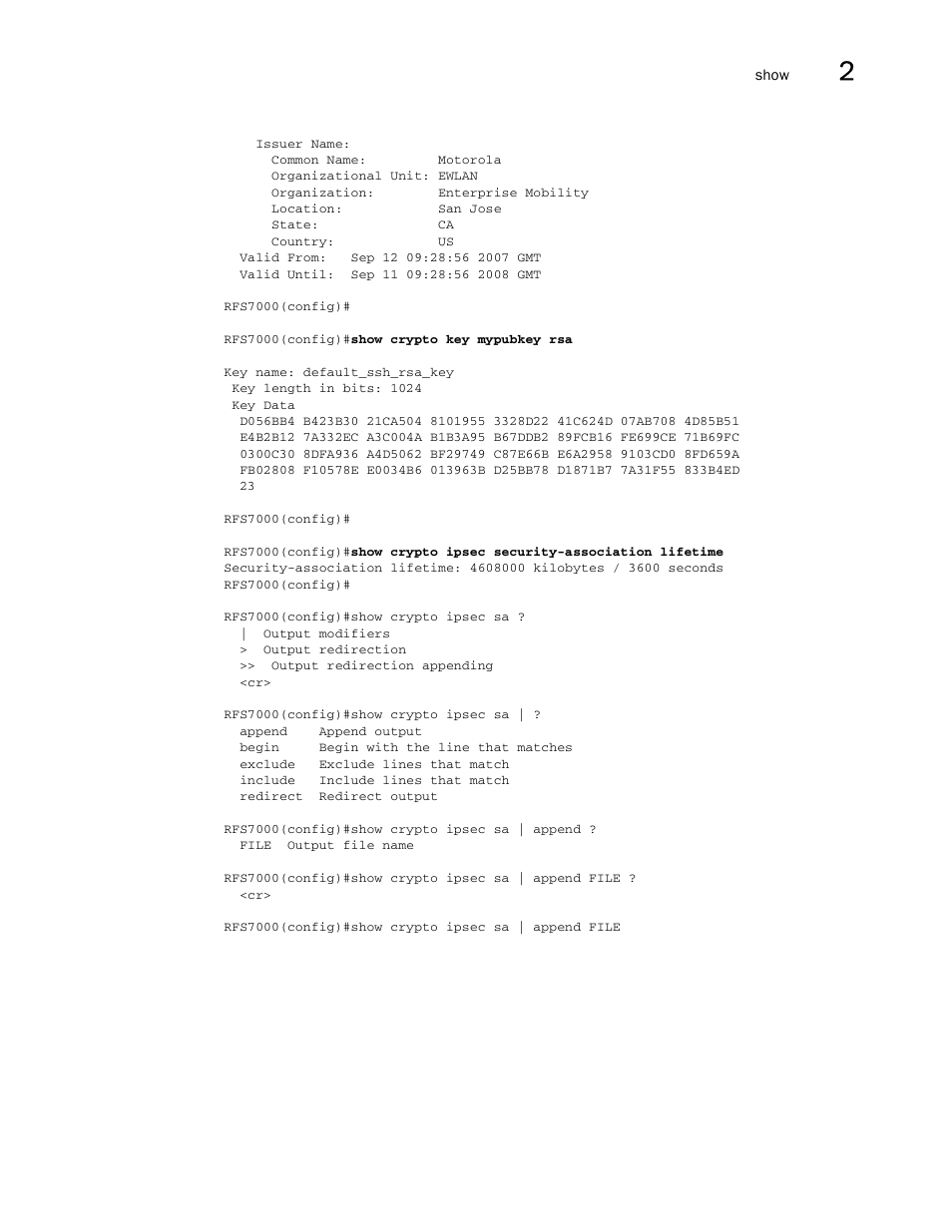 Brocade Mobility RFS7000-GR Controller CLI Reference Guide (Supporting software release 4.1.0.0-040GR and later) User Manual | Page 59 / 607