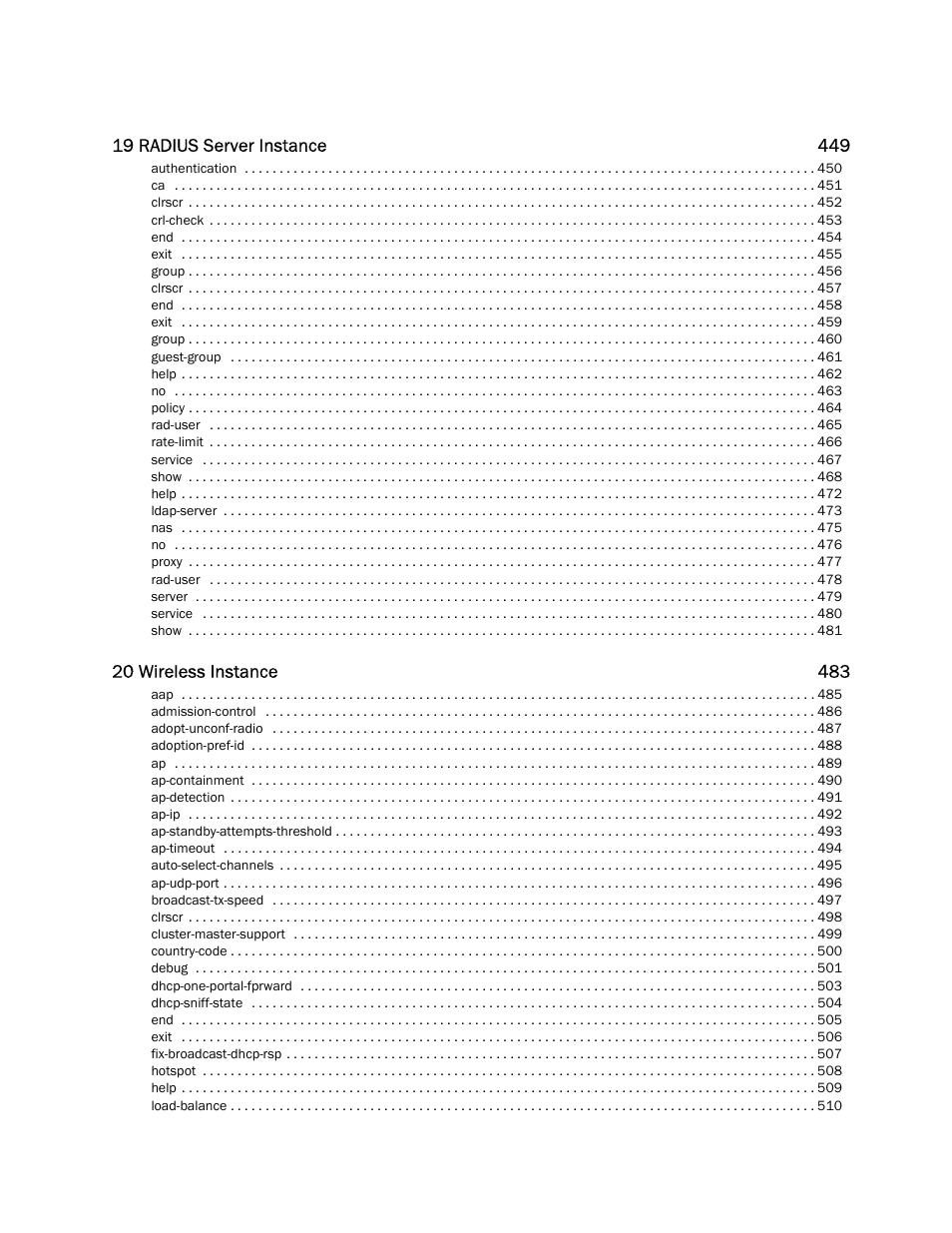 Brocade Mobility RFS7000-GR Controller CLI Reference Guide (Supporting software release 4.1.0.0-040GR and later) User Manual | Page 9 / 607