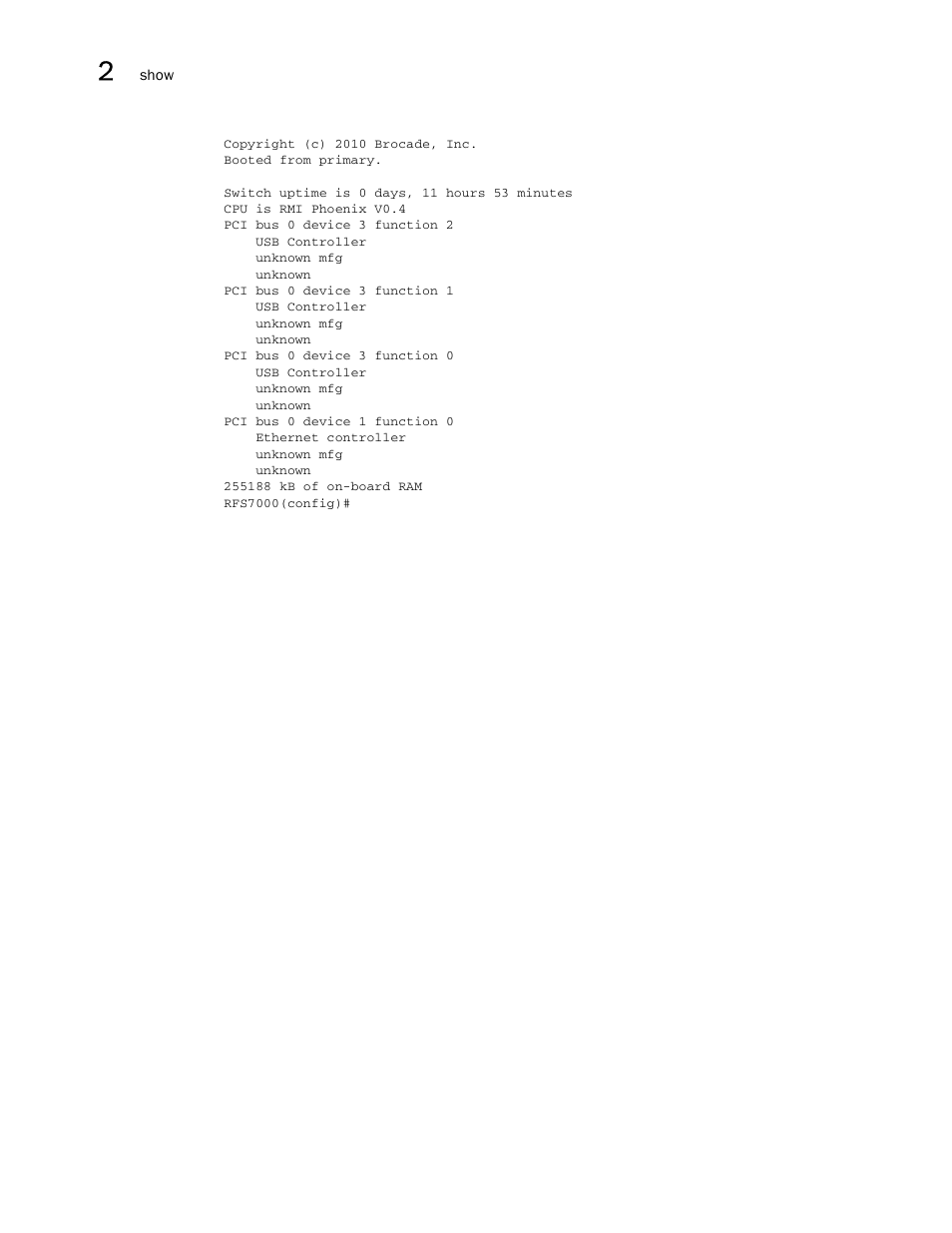 Brocade Mobility RFS7000-GR Controller CLI Reference Guide (Supporting software release 4.1.0.0-040GR and later) User Manual | Page 96 / 607