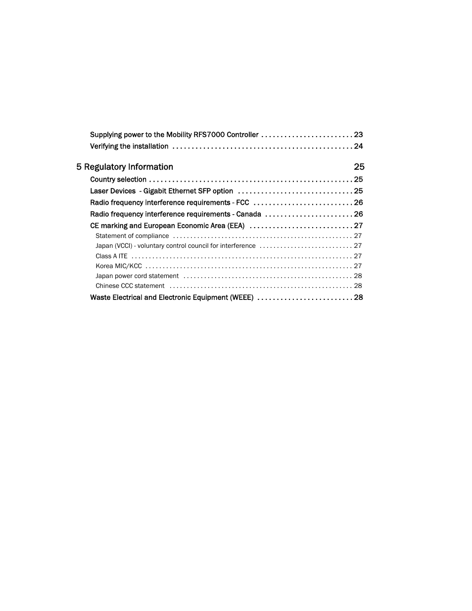 Brocade Mobility RFS7000 Controller Installation Guide User Manual | Page 4 / 40