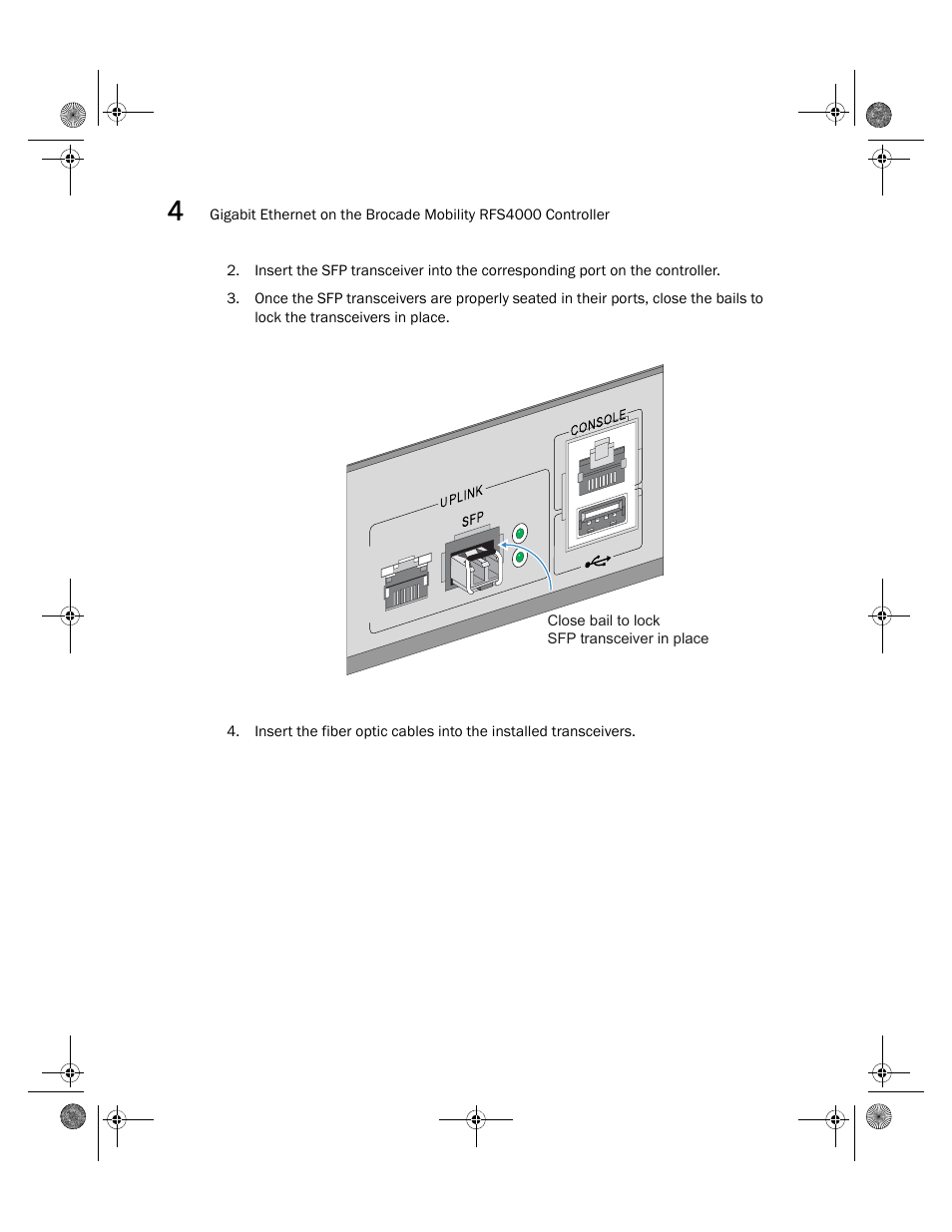 Brocade Mobility RFS4000 Controller Installation Guide (Supporting software release 4.3.0.0 and later) User Manual | Page 26 / 42