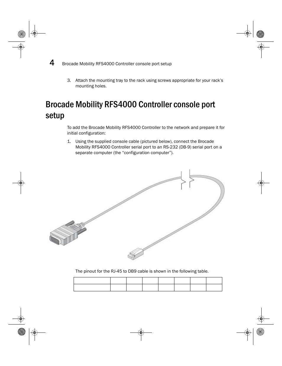 Brocade Mobility RFS4000 Controller Installation Guide (Supporting software release 4.3.0.0 and later) User Manual | Page 30 / 42