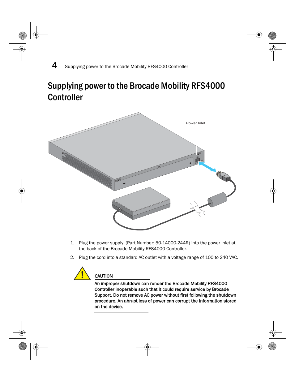 Brocade Mobility RFS4000 Controller Installation Guide (Supporting software release 4.3.0.0 and later) User Manual | Page 32 / 42