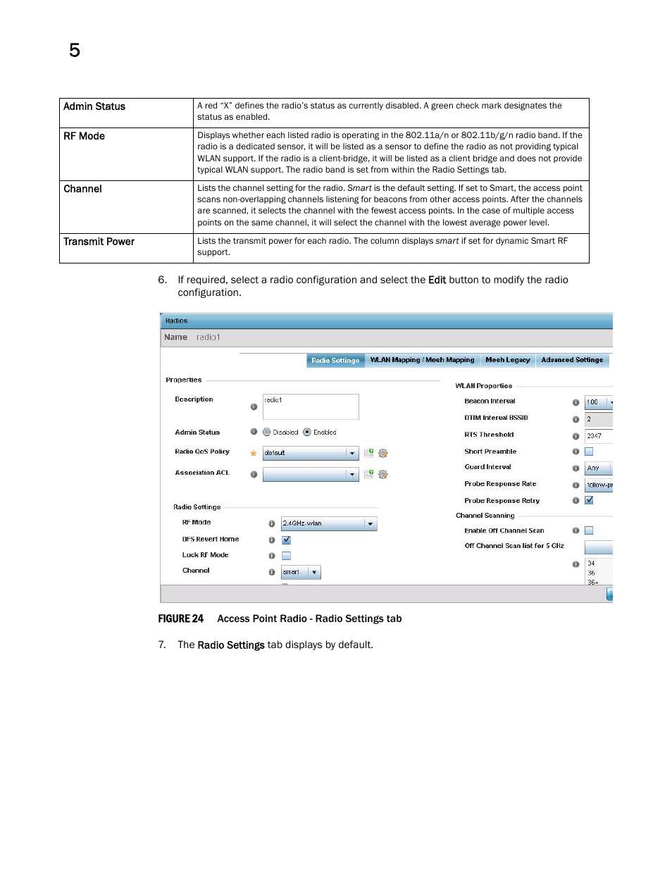 Brocade Mobility Access Point System Reference Guide (Supporting software release 5.5.0.0 and later) User Manual | Page 106 / 854