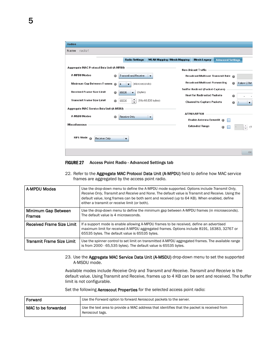 Brocade Mobility Access Point System Reference Guide (Supporting software release 5.5.0.0 and later) User Manual | Page 112 / 854