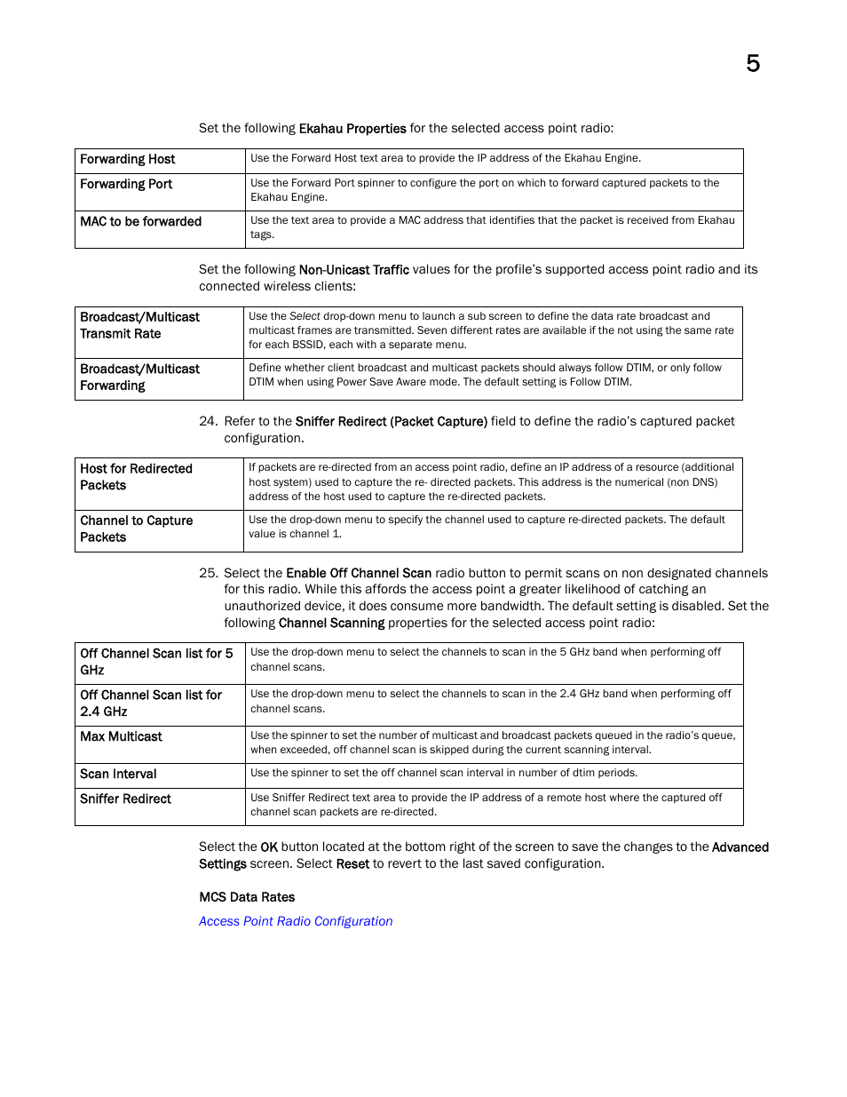 Brocade Mobility Access Point System Reference Guide (Supporting software release 5.5.0.0 and later) User Manual | Page 113 / 854