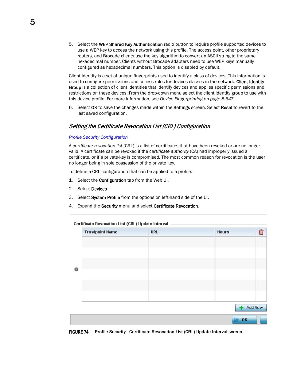 Brocade Mobility Access Point System Reference Guide (Supporting software release 5.5.0.0 and later) User Manual | Page 184 / 854