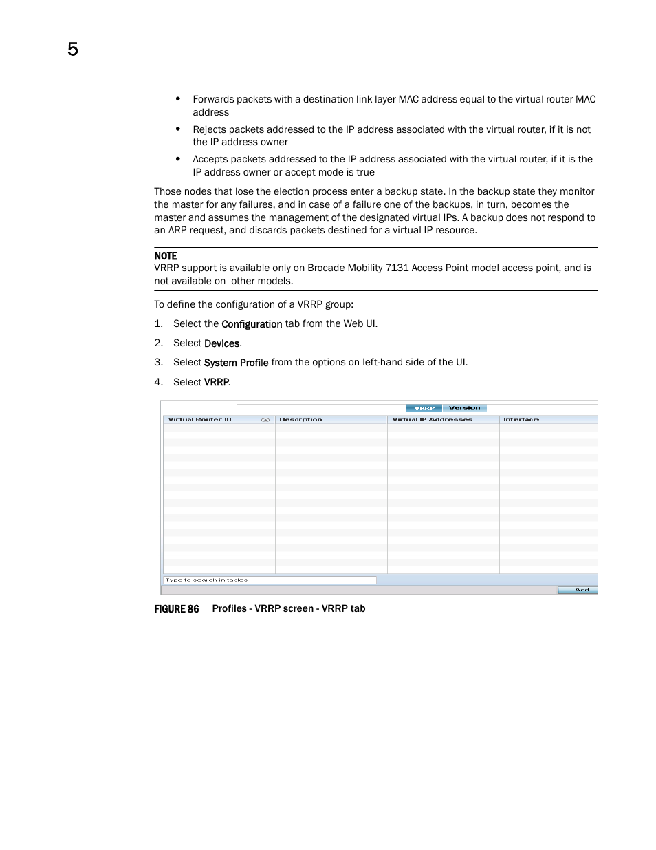 Brocade Mobility Access Point System Reference Guide (Supporting software release 5.5.0.0 and later) User Manual | Page 198 / 854