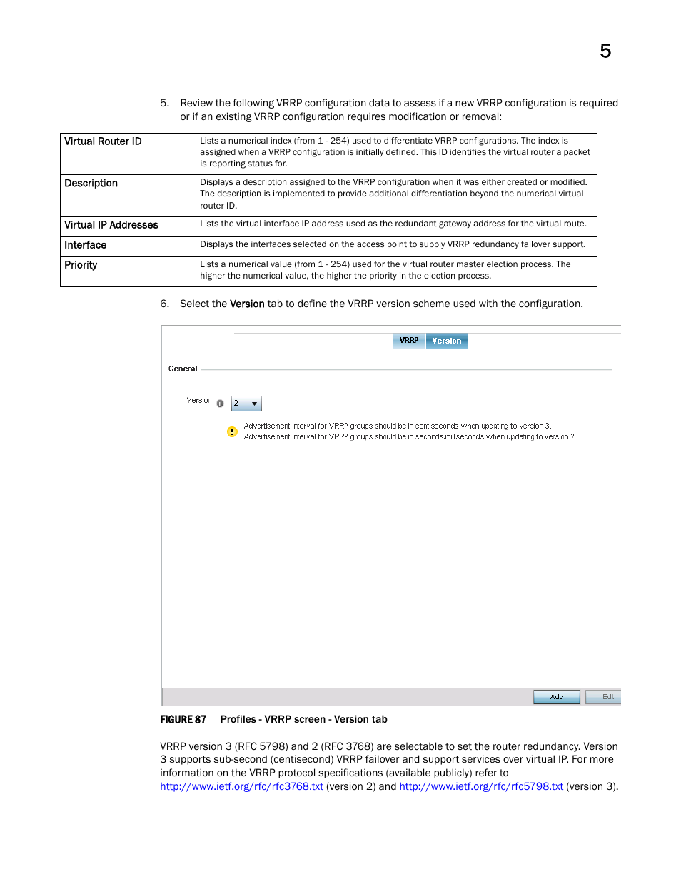 Brocade Mobility Access Point System Reference Guide (Supporting software release 5.5.0.0 and later) User Manual | Page 199 / 854