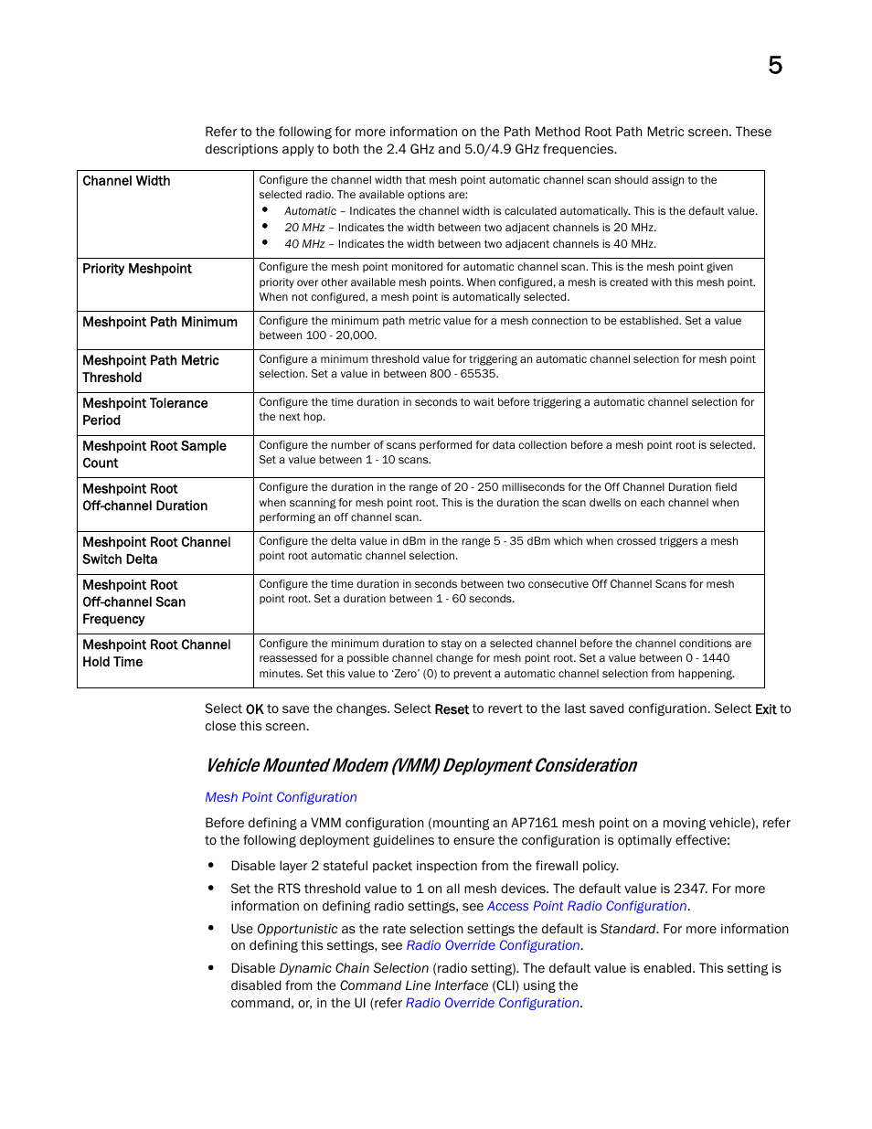 Brocade Mobility Access Point System Reference Guide (Supporting software release 5.5.0.0 and later) User Manual | Page 219 / 854