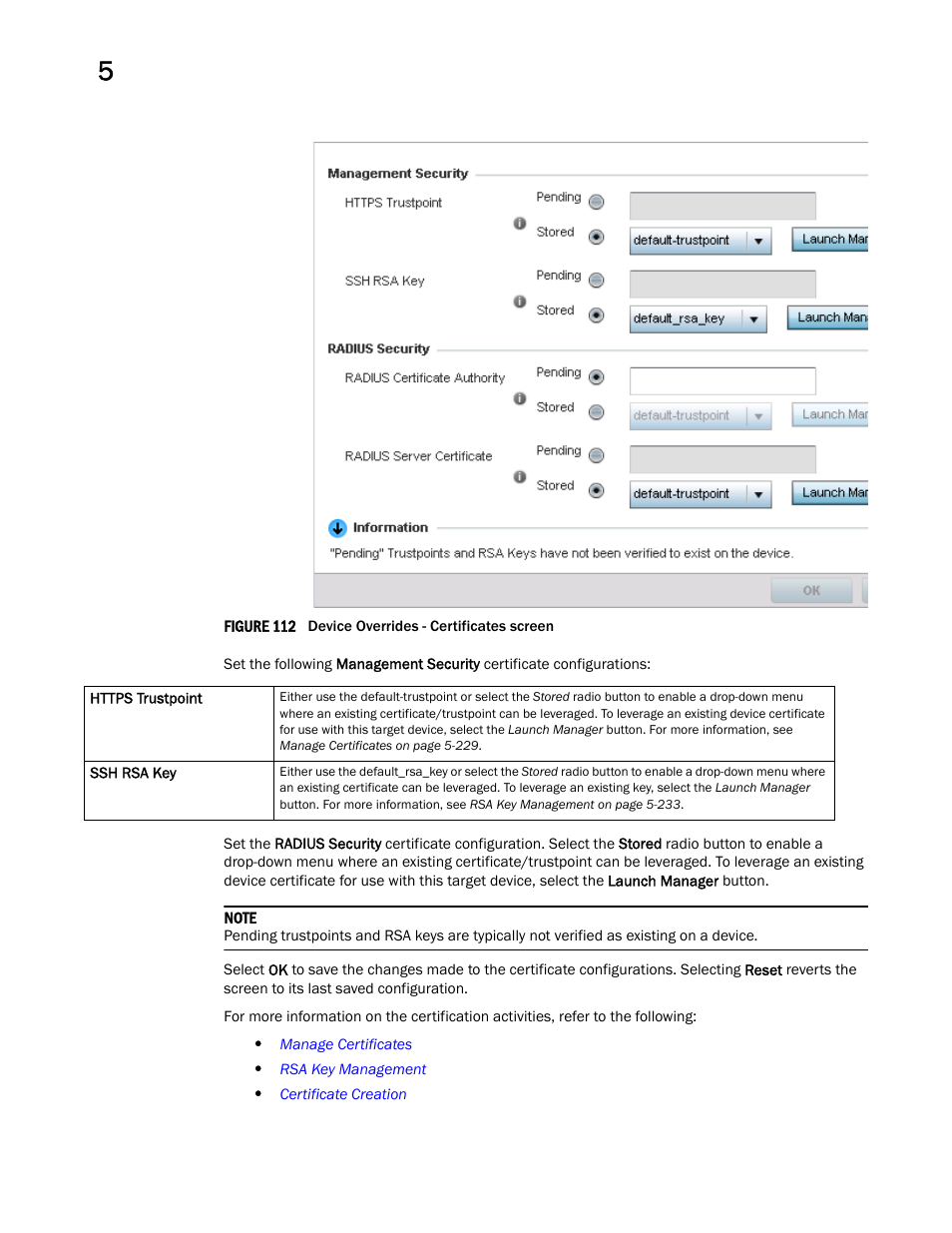 Brocade Mobility Access Point System Reference Guide (Supporting software release 5.5.0.0 and later) User Manual | Page 238 / 854