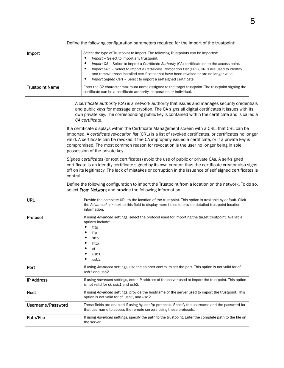 Brocade Mobility Access Point System Reference Guide (Supporting software release 5.5.0.0 and later) User Manual | Page 241 / 854