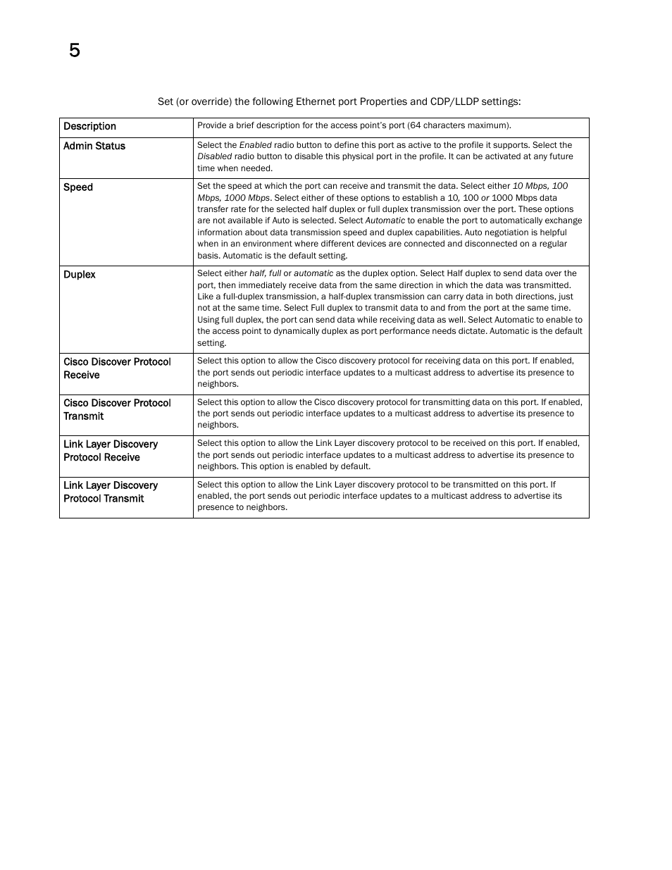 Brocade Mobility Access Point System Reference Guide (Supporting software release 5.5.0.0 and later) User Manual | Page 264 / 854