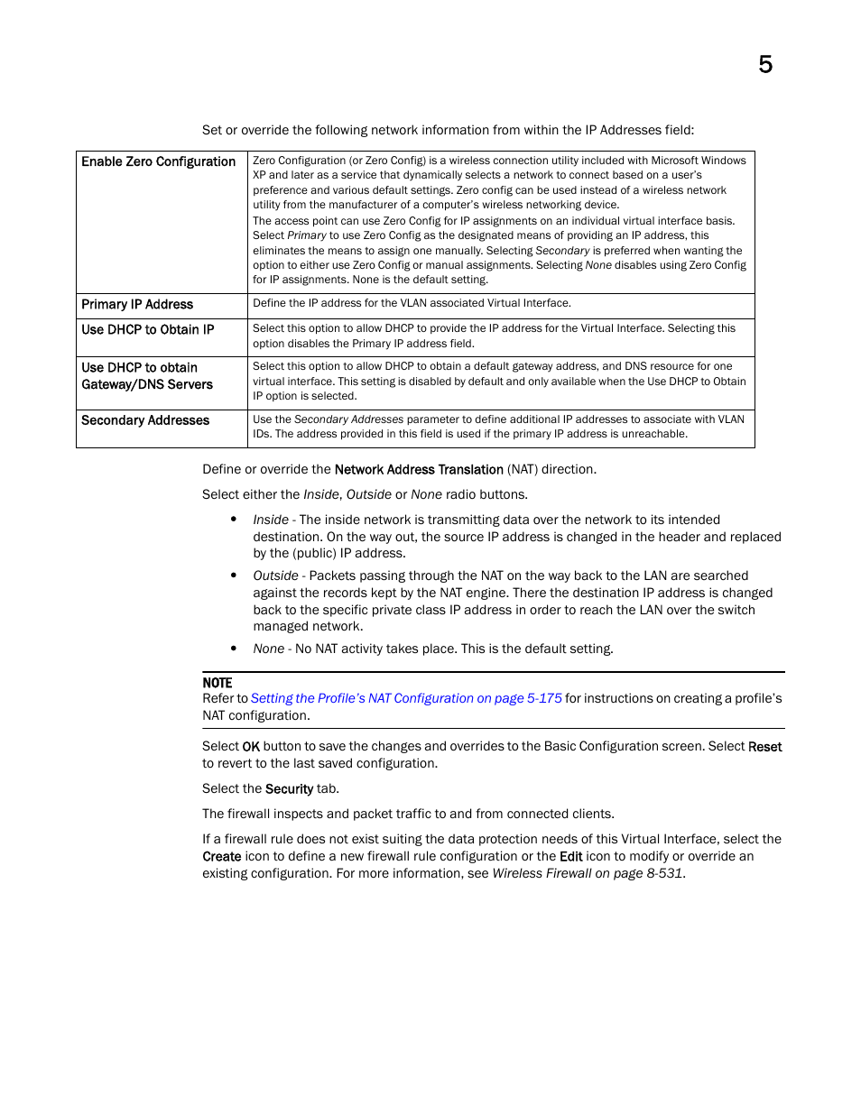 Brocade Mobility Access Point System Reference Guide (Supporting software release 5.5.0.0 and later) User Manual | Page 273 / 854