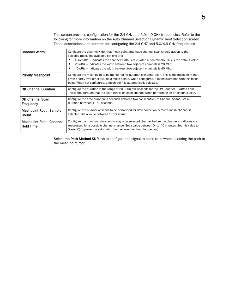 Brocade Mobility Access Point System Reference Guide (Supporting software release 5.5.0.0 and later) User Manual | Page 385 / 854