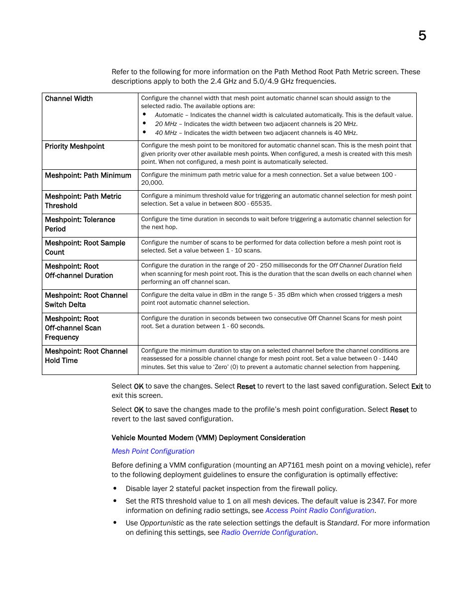 Brocade Mobility Access Point System Reference Guide (Supporting software release 5.5.0.0 and later) User Manual | Page 389 / 854