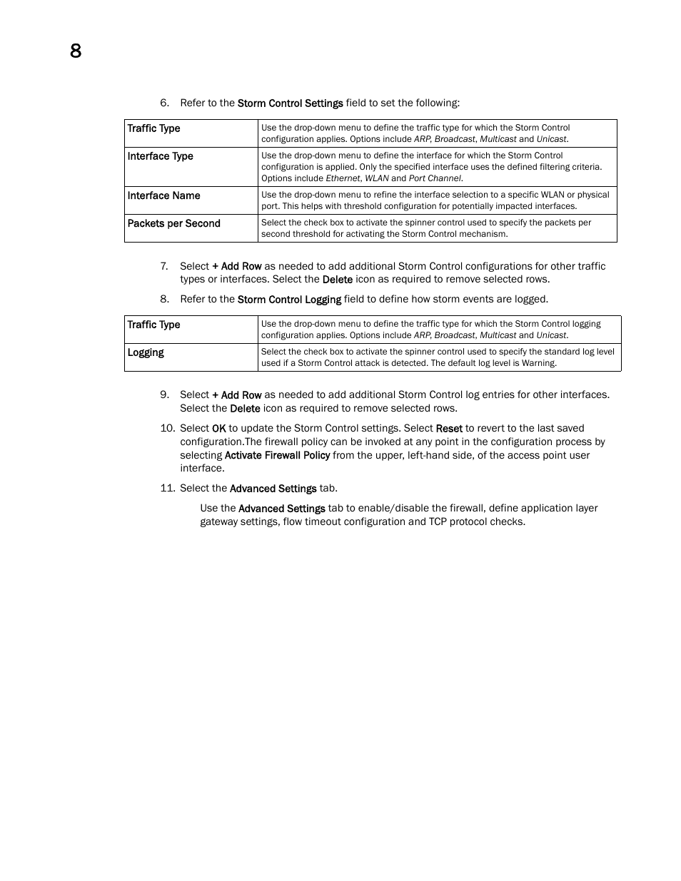 Brocade Mobility Access Point System Reference Guide (Supporting software release 5.5.0.0 and later) User Manual | Page 548 / 854