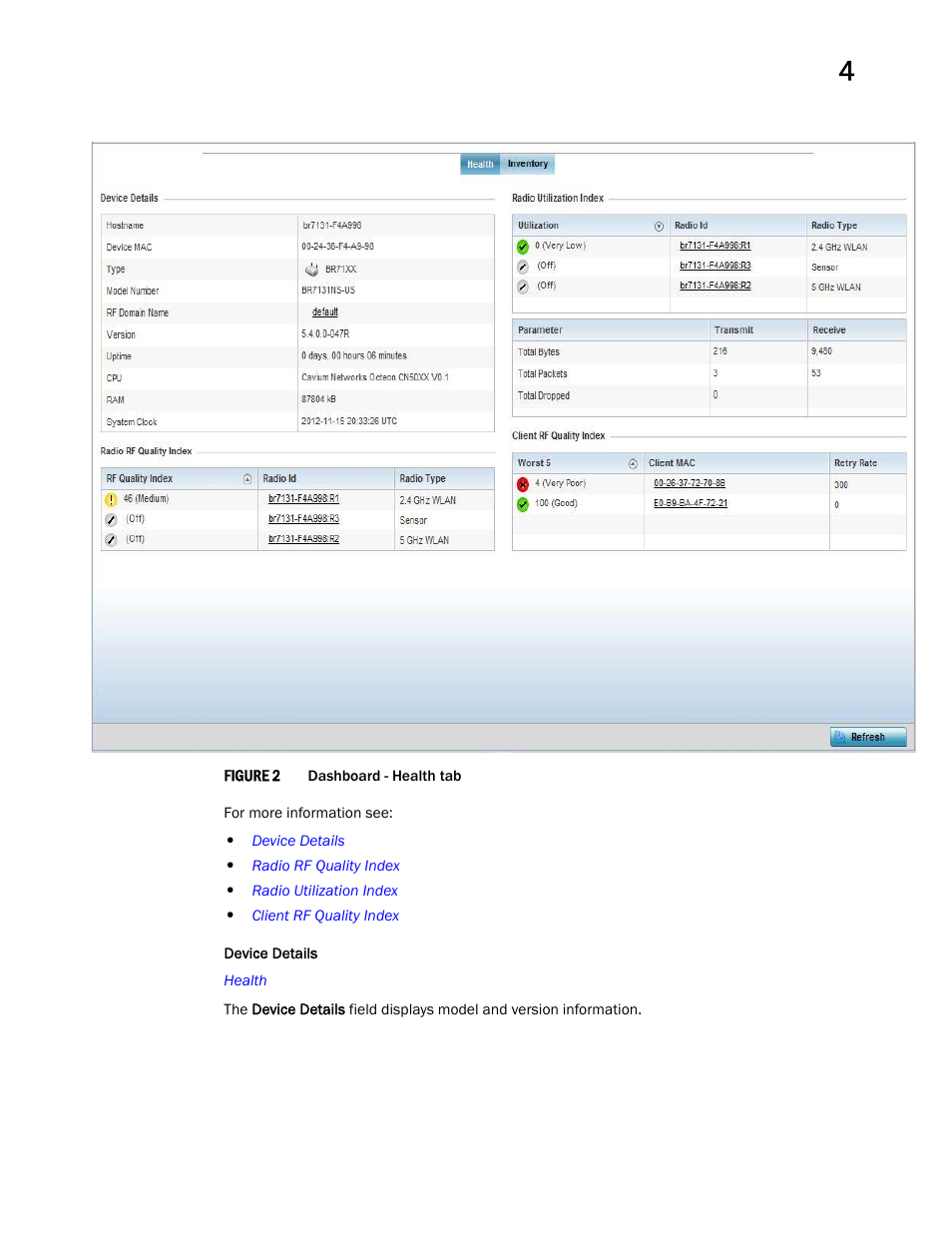 Brocade Mobility Access Point System Reference Guide (Supporting software release 5.5.0.0 and later) User Manual | Page 55 / 854