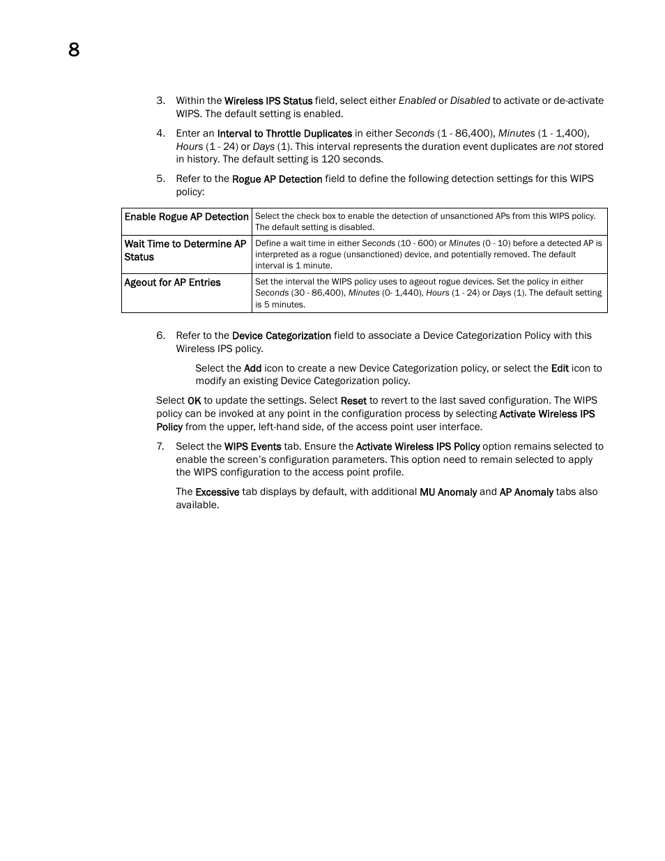 Brocade Mobility Access Point System Reference Guide (Supporting software release 5.5.0.0 and later) User Manual | Page 568 / 854