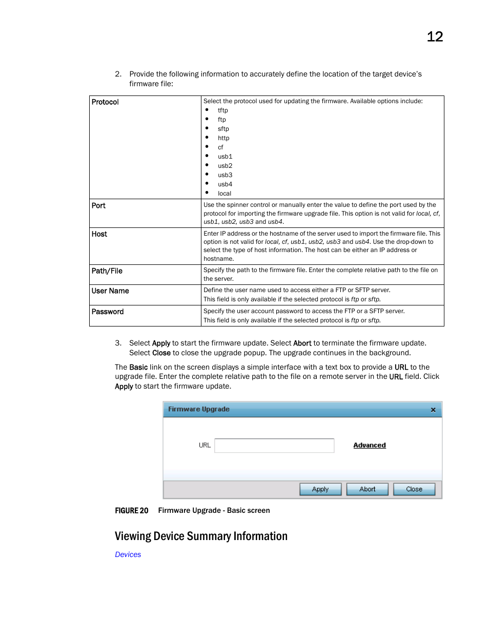 Viewing device summary information | Brocade Mobility Access Point System Reference Guide (Supporting software release 5.5.0.0 and later) User Manual | Page 663 / 854