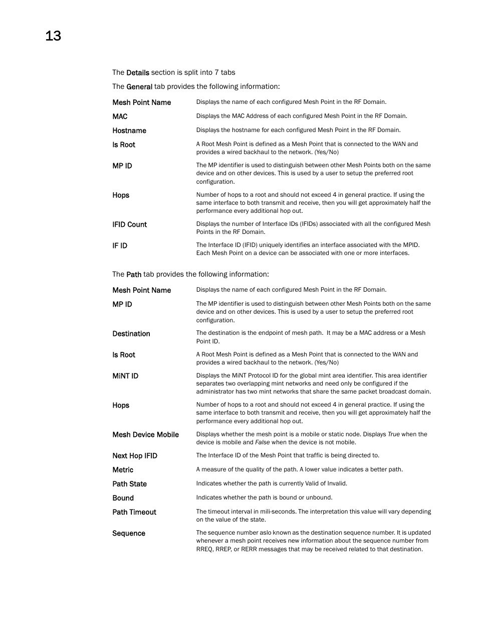 Brocade Mobility Access Point System Reference Guide (Supporting software release 5.5.0.0 and later) User Manual | Page 748 / 854